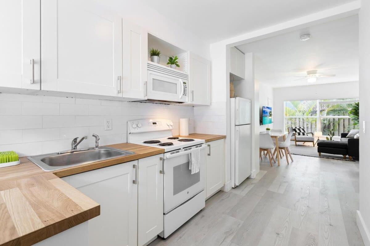 Charming 2 Bedroom Apartment In Victoria Park Fort Lauderdale Exterior foto