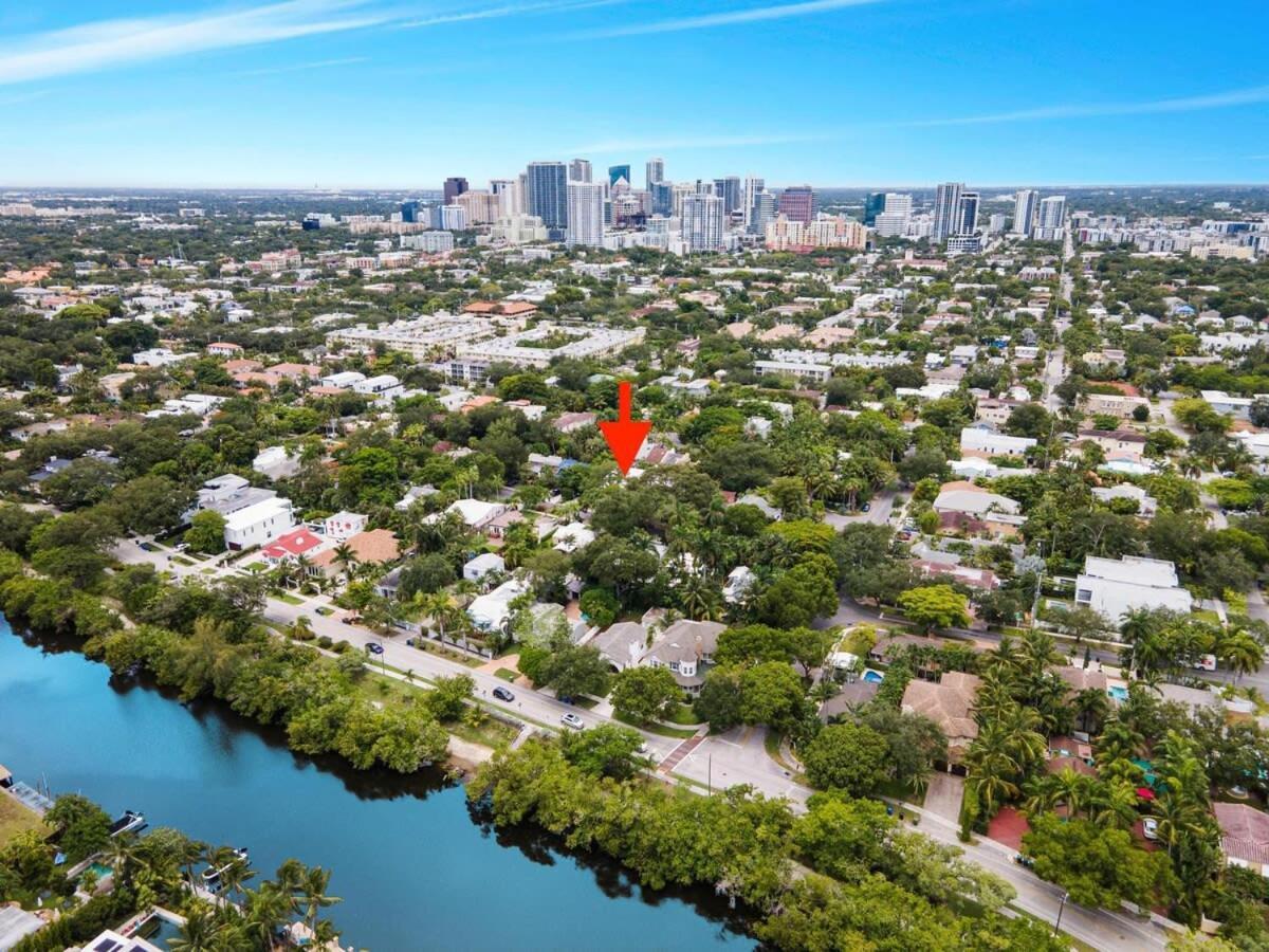 Charming 2 Bedroom Apartment In Victoria Park Fort Lauderdale Exterior foto